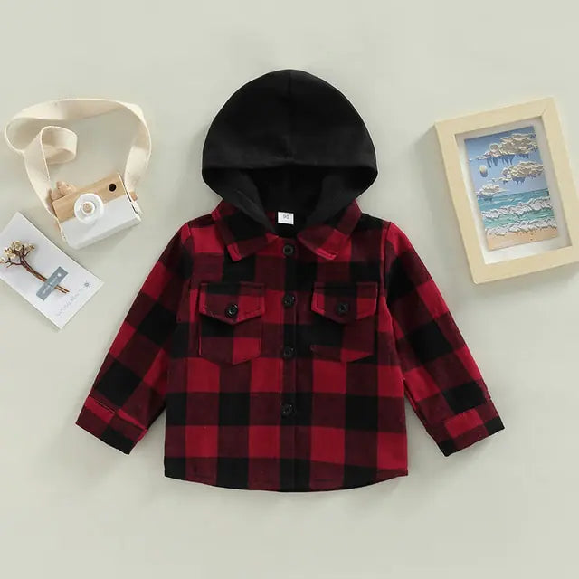 Vintage Autumn Children Kids Boys Shirts Coats - # BOAA11210001