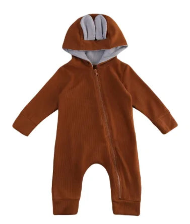 Baby Deer Hooded Jumpsuit - # BA	AA21110012