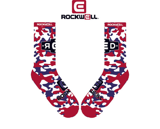 Crew Socks - R.E.D Camo USA