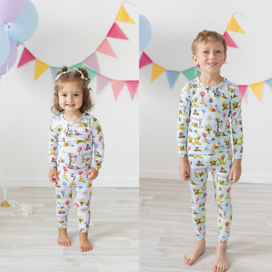 Hundred Acre Birthday 2pc Long Sleeve Pajamas
