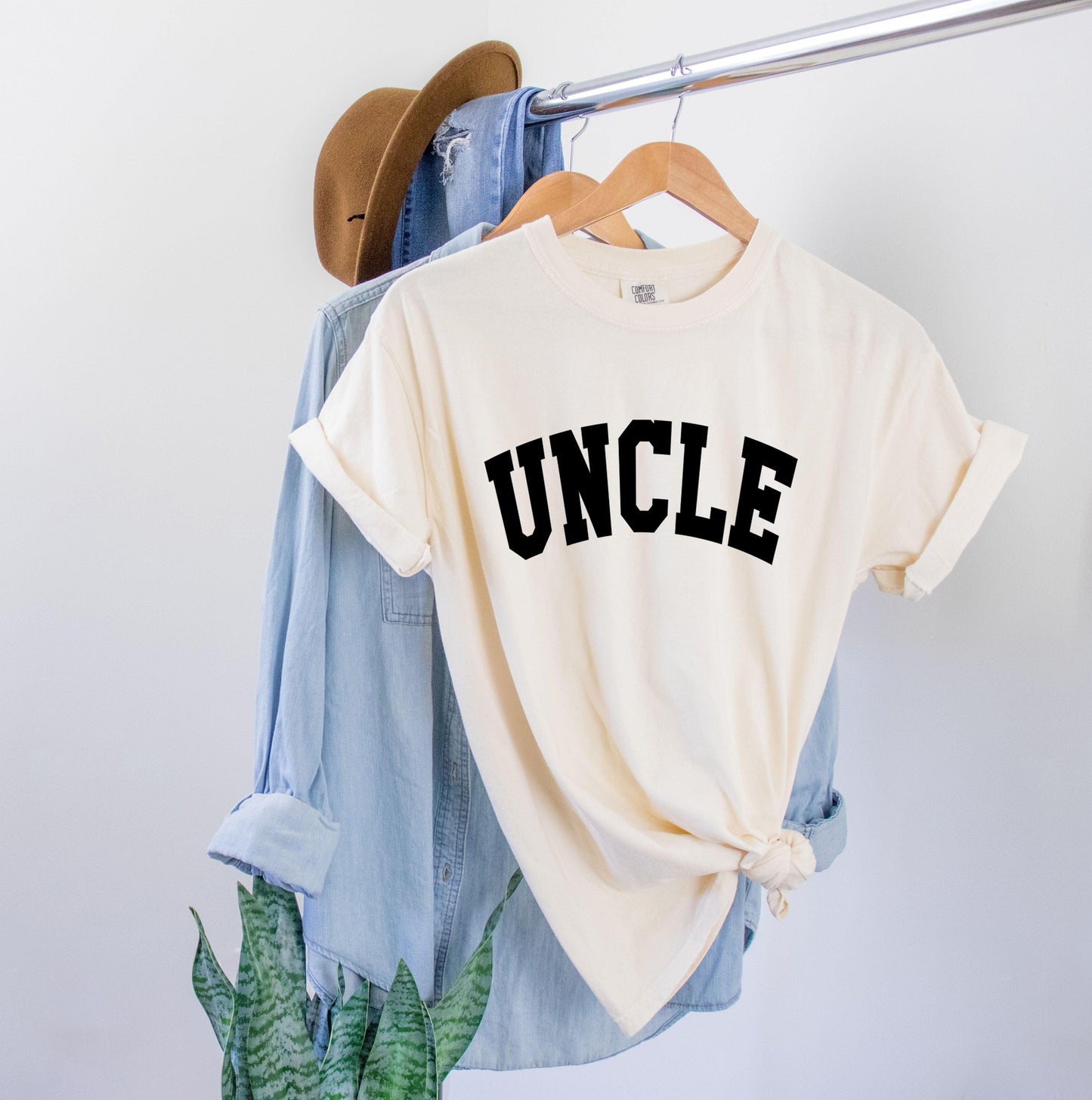 Uncle Comfort Colors T Shirt | Pregnancy announcement (Extended)