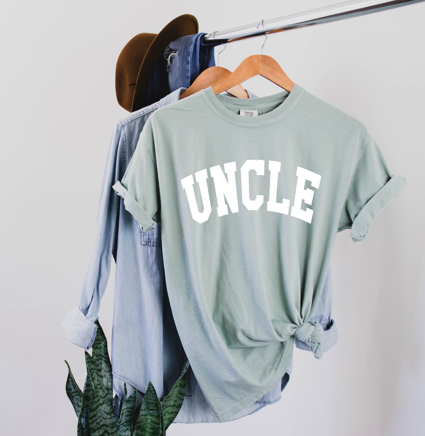 Uncle Comfort Colors T Shirt | Pregnancy announcement (Extended)