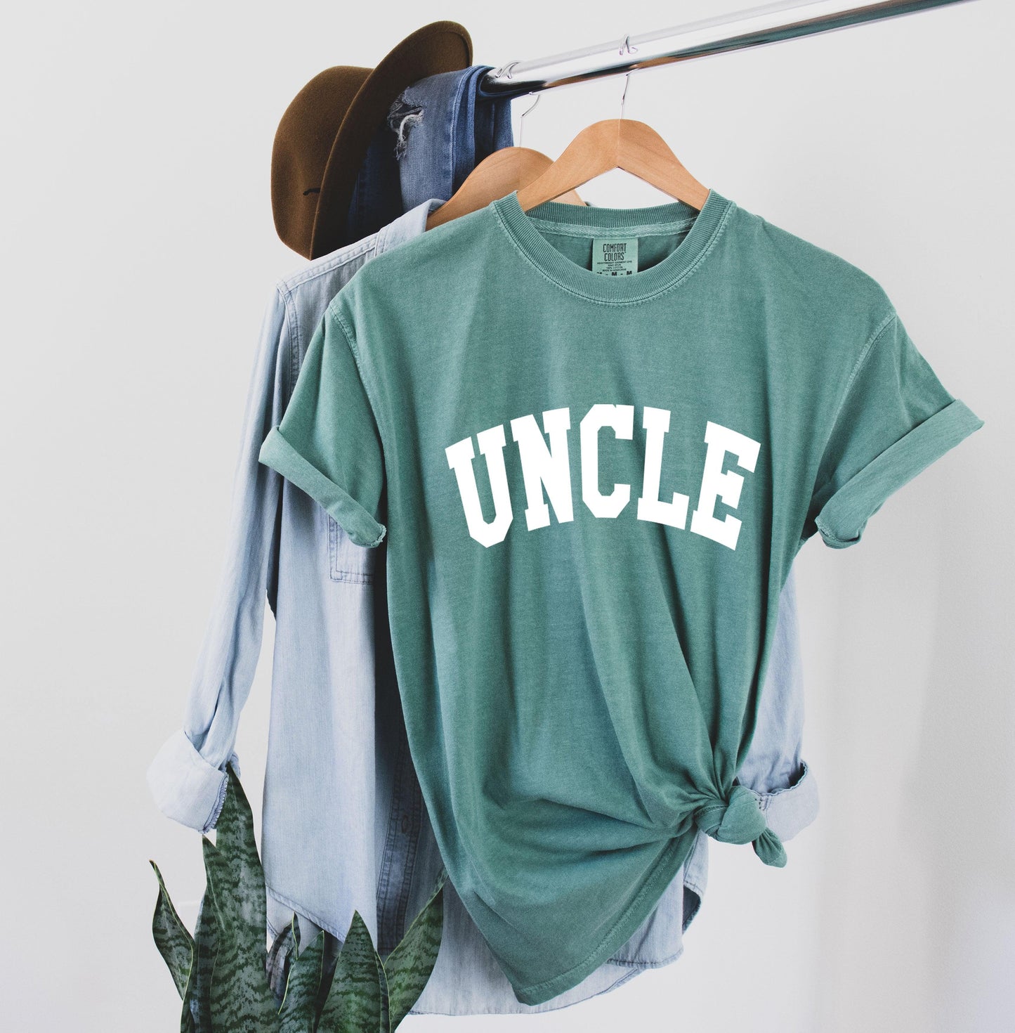 Uncle Comfort Colors T Shirt | Pregnancy announcement (Extended)