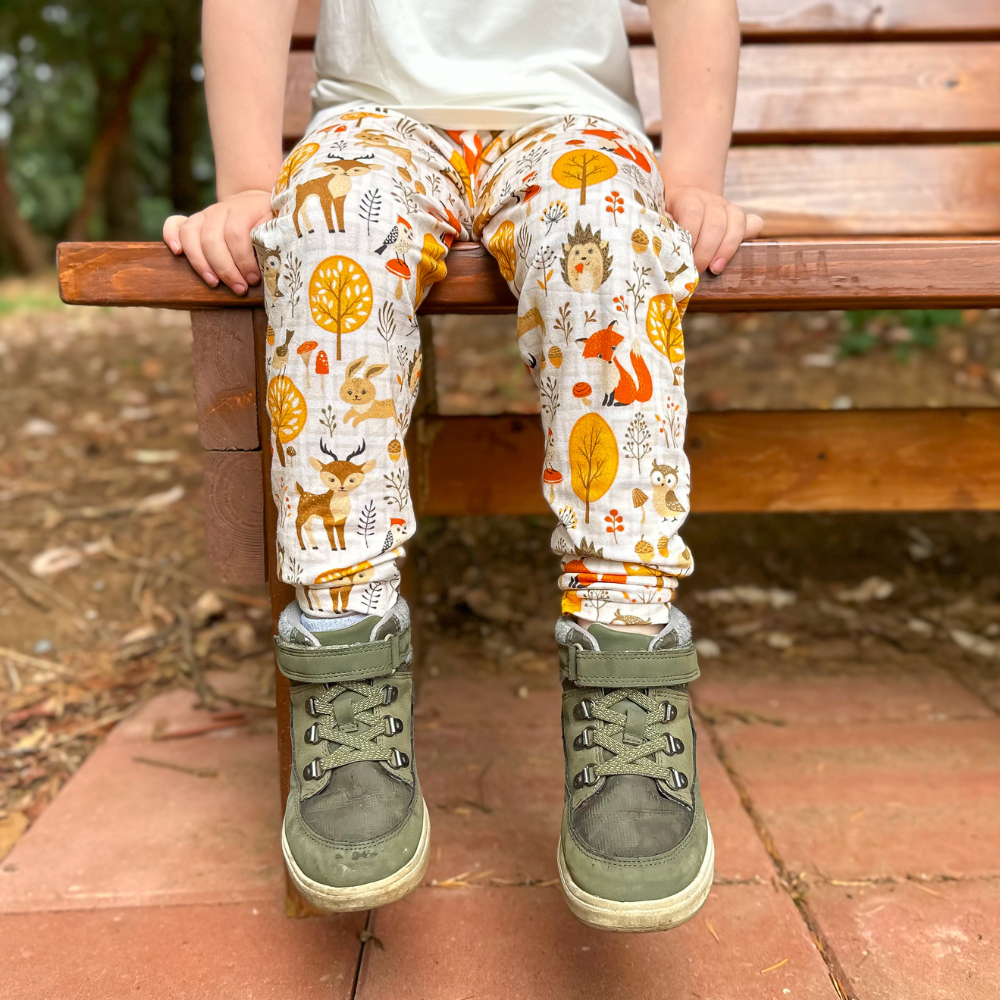 Bamboo Jogger Pants in Autumn Acres