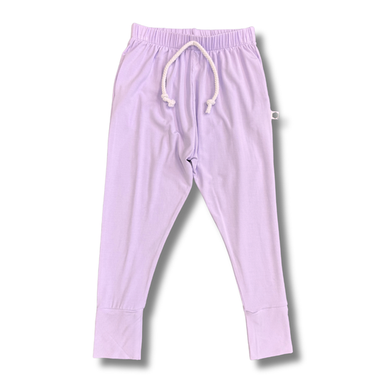 Bamboo Jogger Pants in Lilac