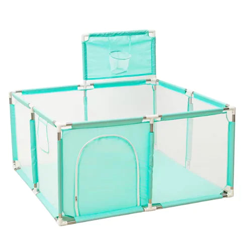 IMBABY Baby Playpen – Safety Barrier with Balls Pool, Basketball & Football for Kids - # BOT&G511510001