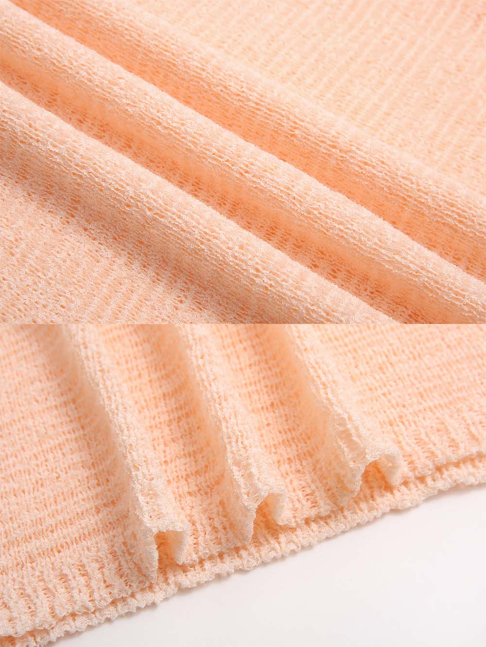 V-neck Loose Solid Color Knit Tank Top | NCS