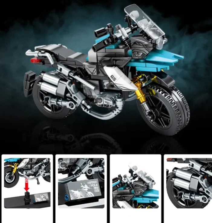 Children's Motorcycle Building Block Ornaments - # BOT&G52710008