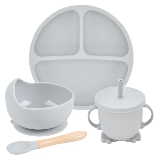 Silicone Baby Feeding Spoon Set - # BAGE21110006