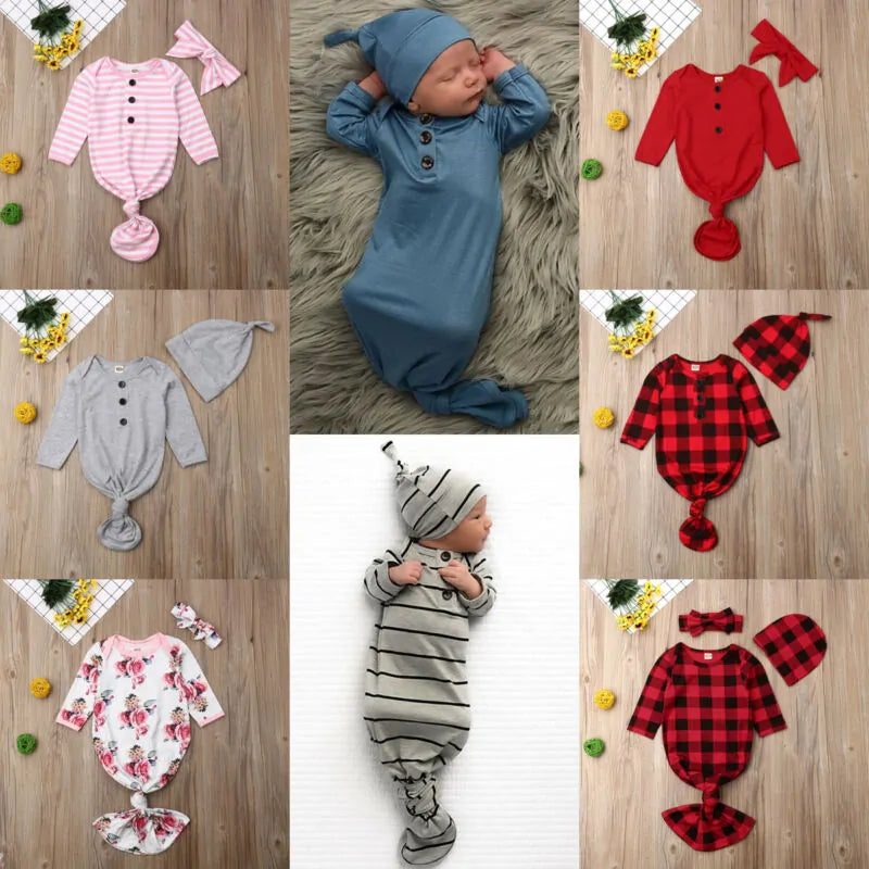 Newborn Baby Sleeper Nightgown - # BAAA81810001