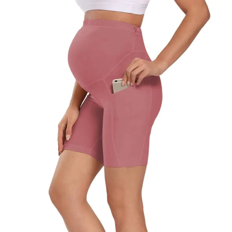 Mamafique Pocketed Maternity Shorts - # WOAA21610001-PRG