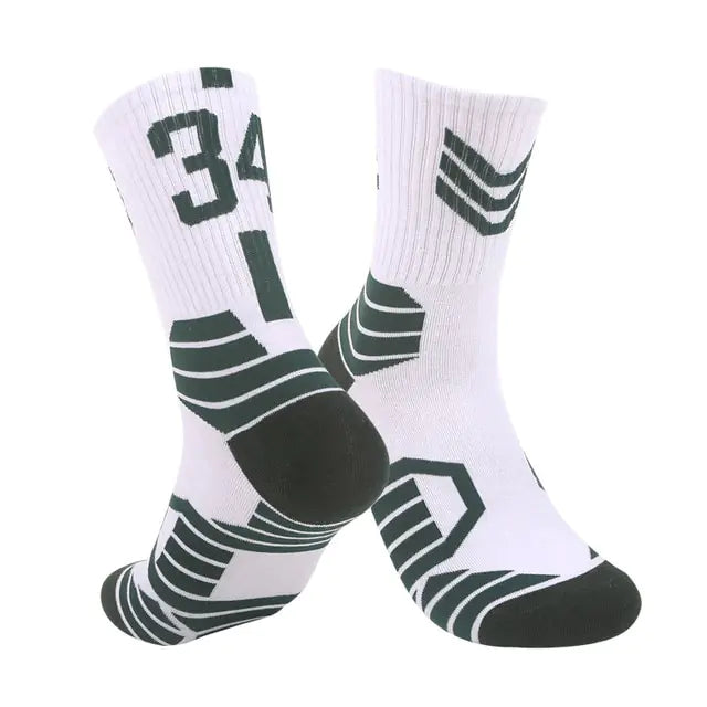 Breathable Non-Slip Professional Basketball Socks for Men, Women, and Kids - Ideal for Sports, Cycling, Climbing, and Running - # BOAA13810001