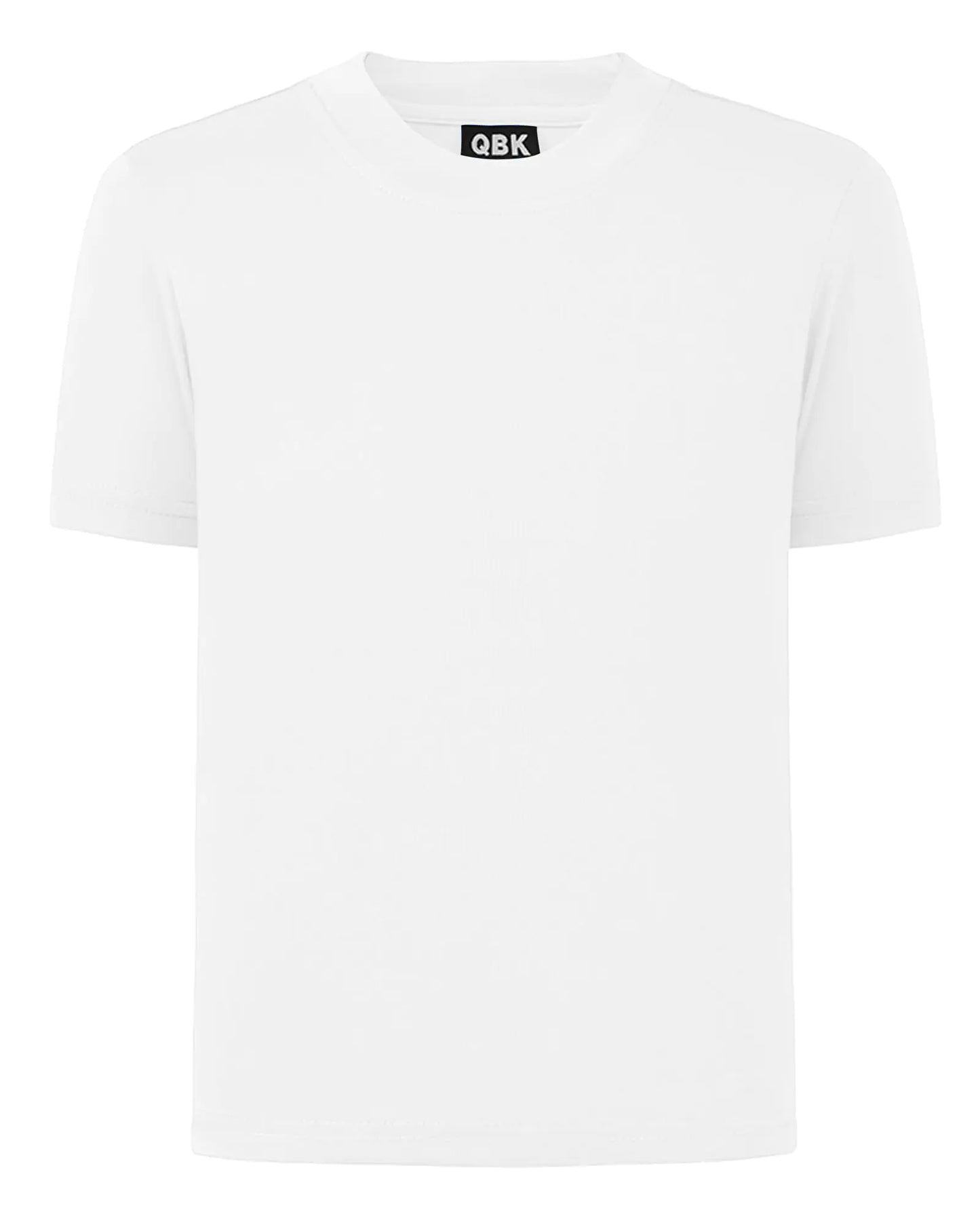 QBK 4T to Youth Neon Shirt Kids UPF 50+ Dry Fit Athletic Short Sleeve T Shirts for Boys and Girls 5T White - # BOAA11110001