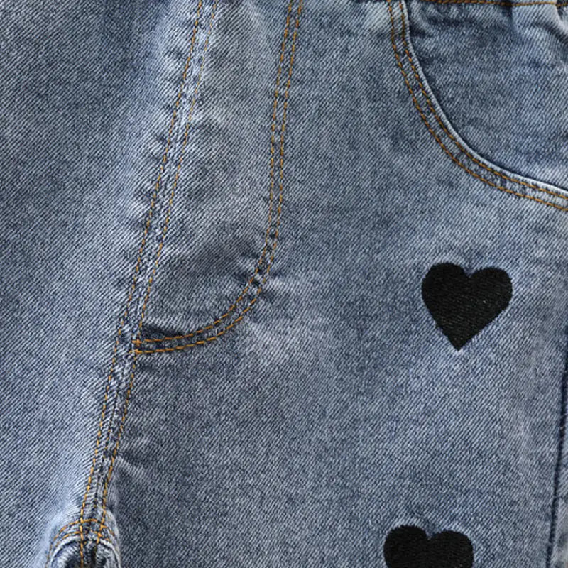 Toddler Baby Girl Casual Denim Jeans Trousers - # GIAA21410006