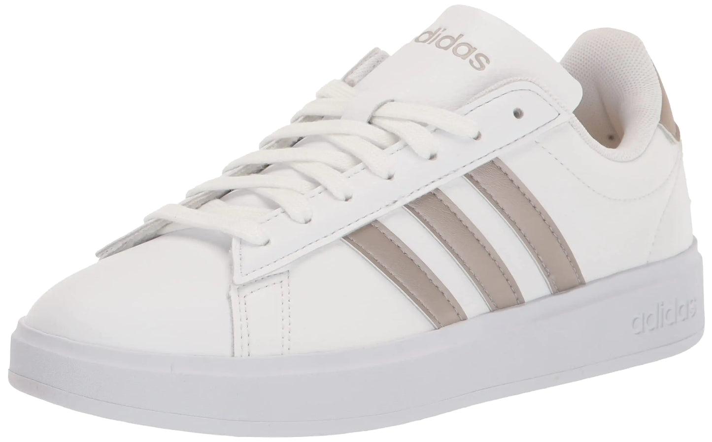 adidas Women's Sneakers 7.5 White/Platin Metallic/Platin Metallic - # GIAA73710001
