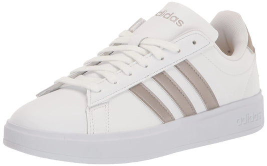 adidas Women's Sneakers 7.5 White/Platin Metallic/Platin Metallic - # GIAA73710001