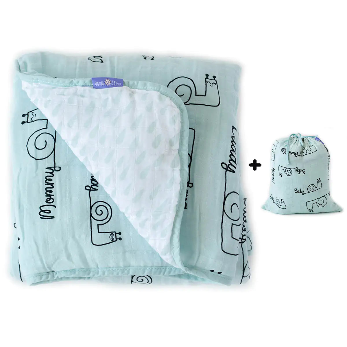 Milk&Moo Sangaloz Baby Muslin Fiber Filled Blanket - # BAGE41210018