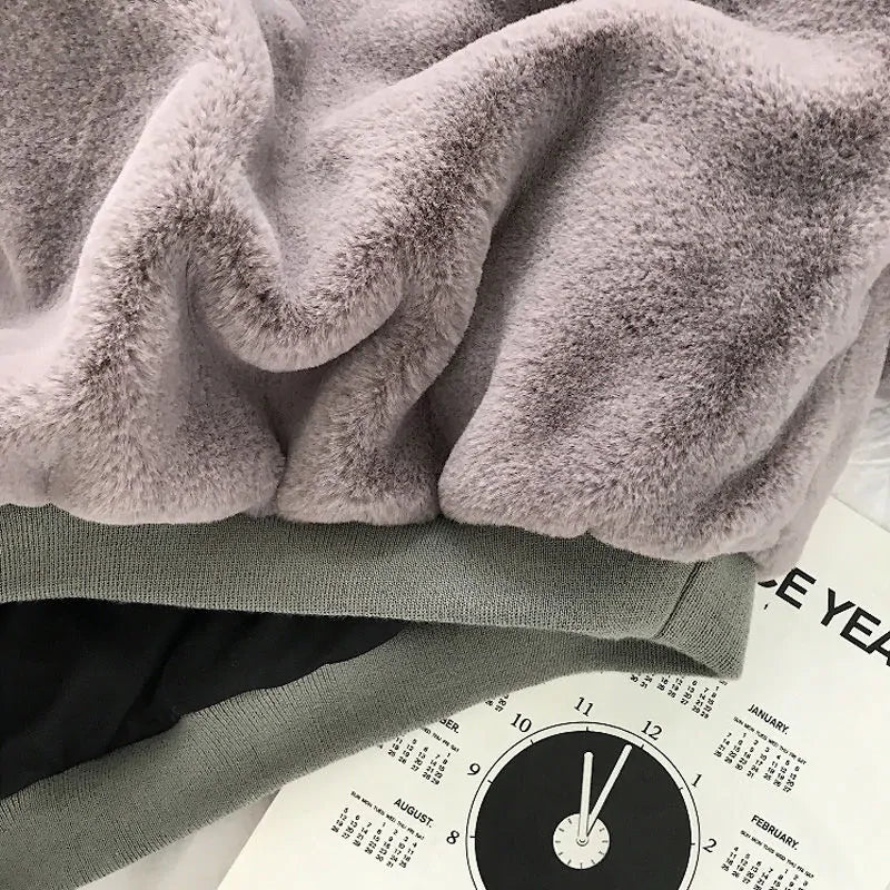 Harajuku Style Solid Hooded Fleece Pullover for Boys, Man and Women - # BOAA13510026