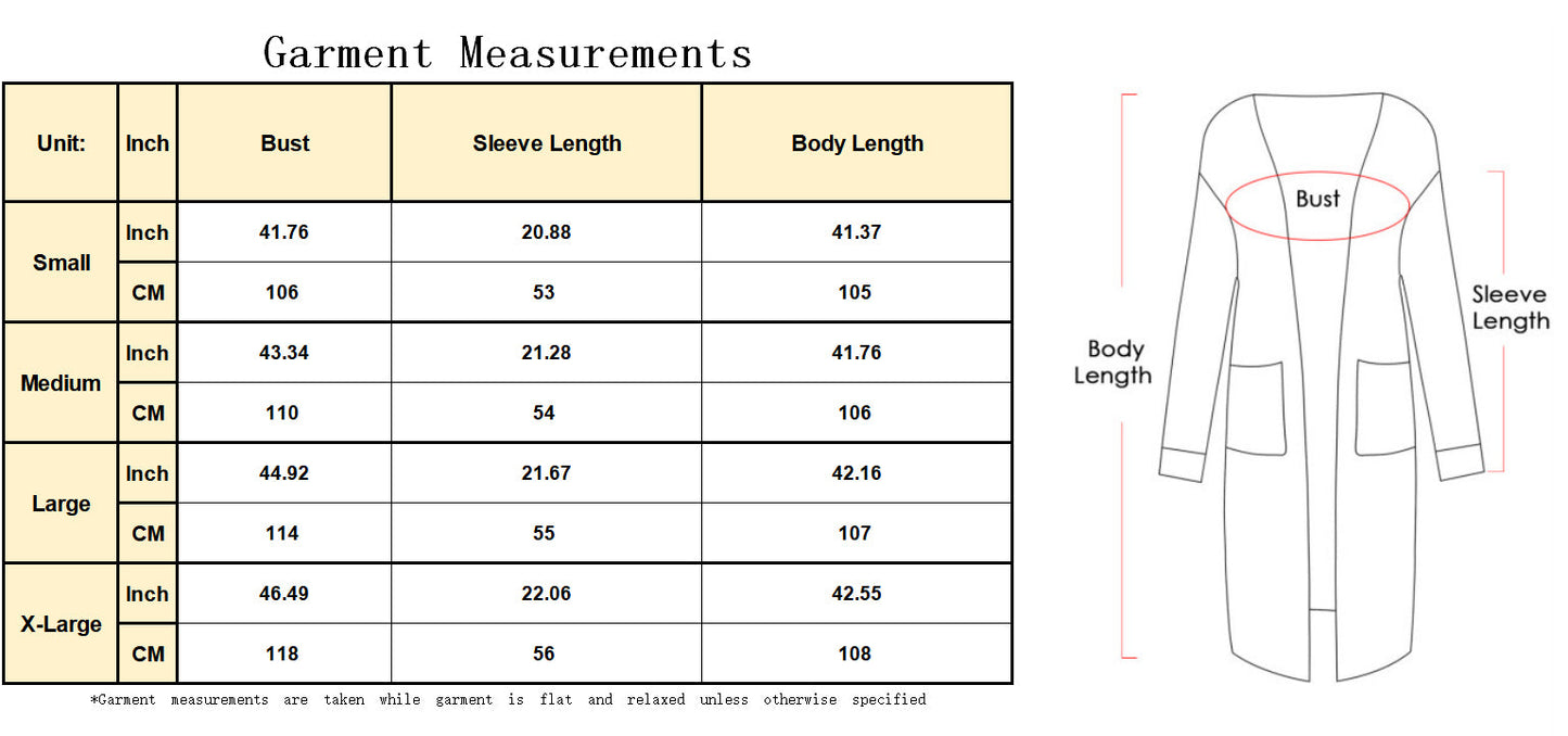 Knitted Long Sleeve Cardigan Sweater