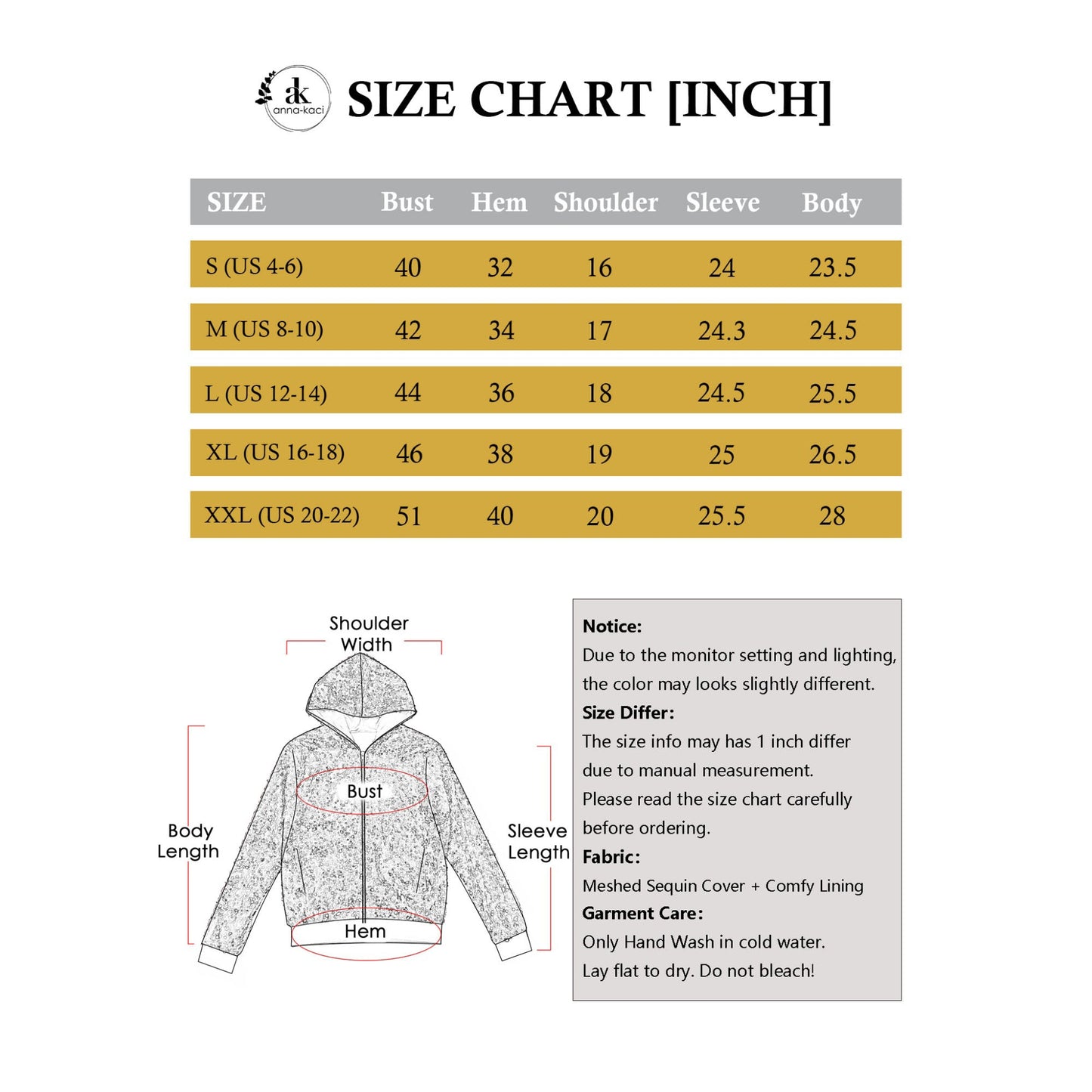 Zip-Up Hoodie Jacket with Allover Sequin Embellishments and Ribbed Trim