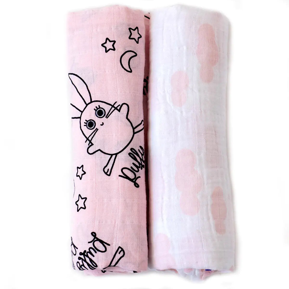 Milk&Moo Set of 2 Chancin Baby Muslin Swaddle Blanket - BAGE41210019