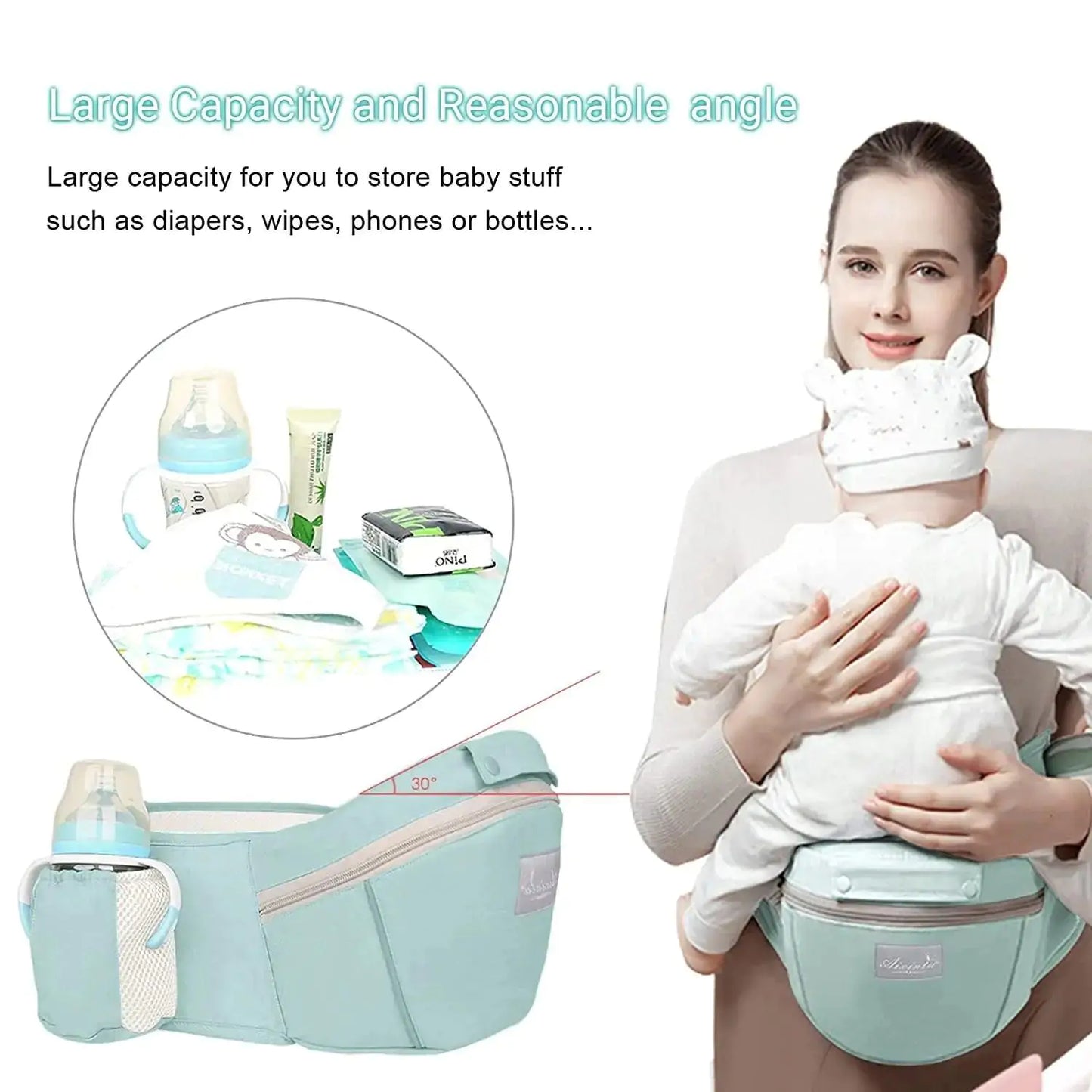 Multifunctional Ergonomic Baby Carrier - # BAGEG1710007