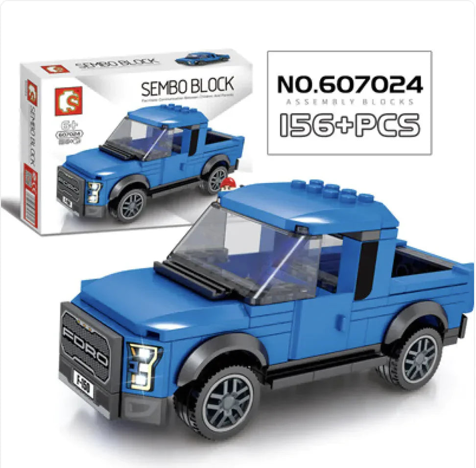 City Racing Building Blocks Set - Educational Car Story Toys for Children - # BOT&G52710007