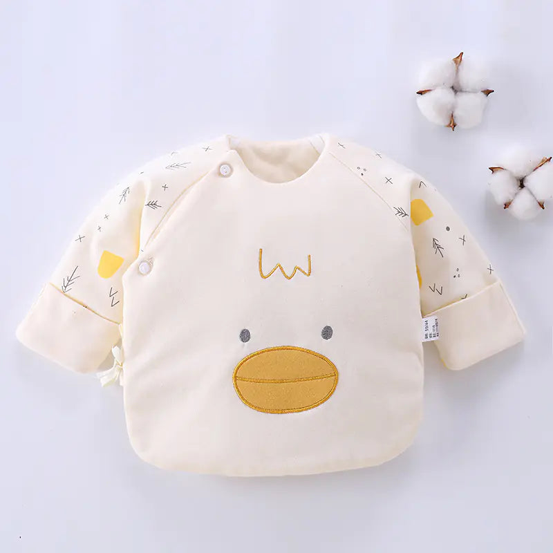 Pure Cotton Half Back Top for Newborn Baby - # BAAA61110001