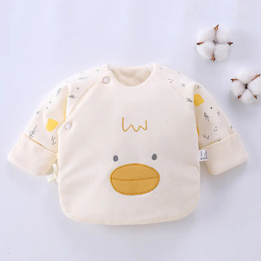 Pure Cotton Half Back Top for Newborn Baby - # BAAA61110001
