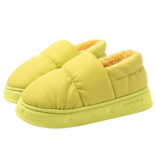 Winter Waterproof Anti-Slip Cotton Slippers - # BOAA73410001