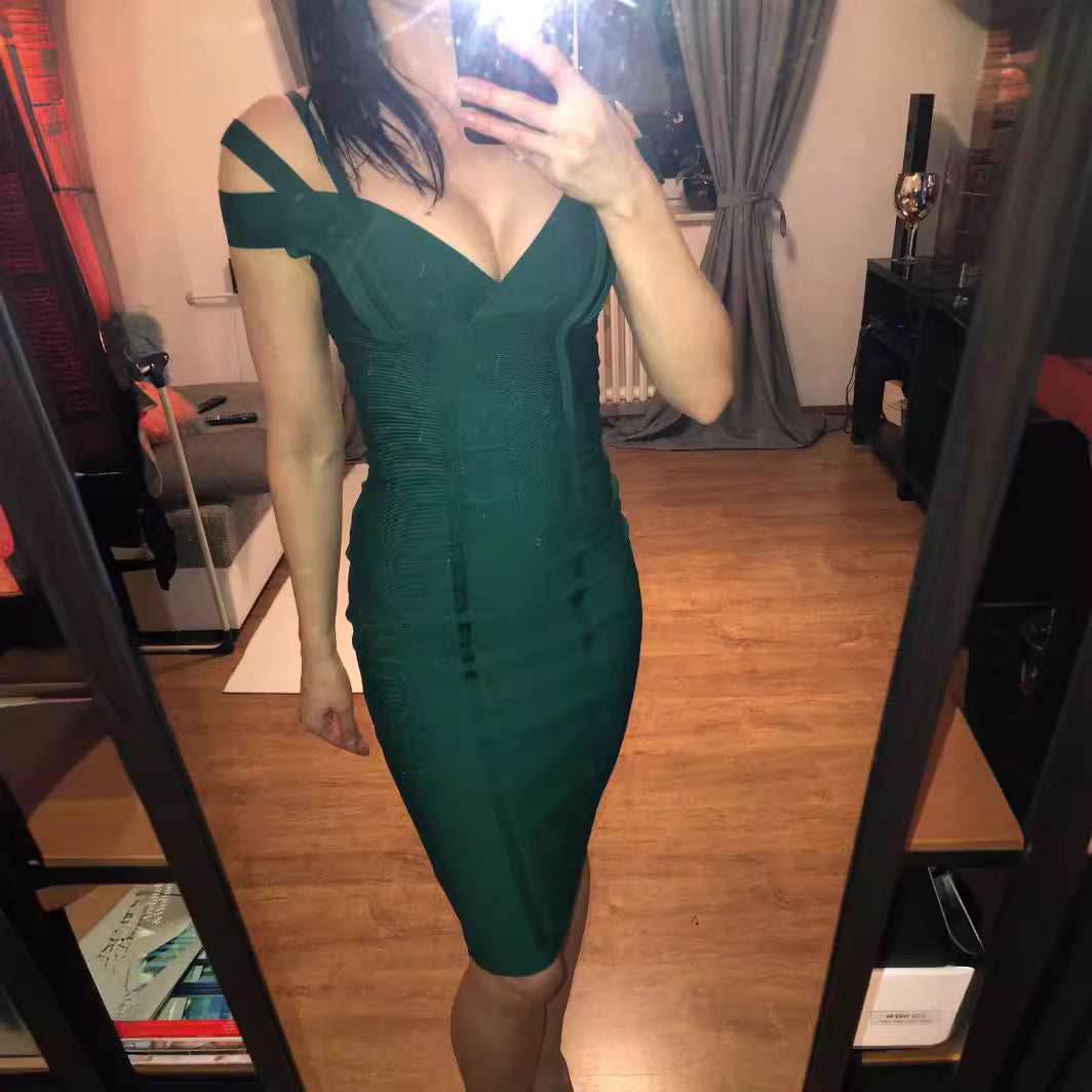 Women's Slim-Fitting Bandage Dress