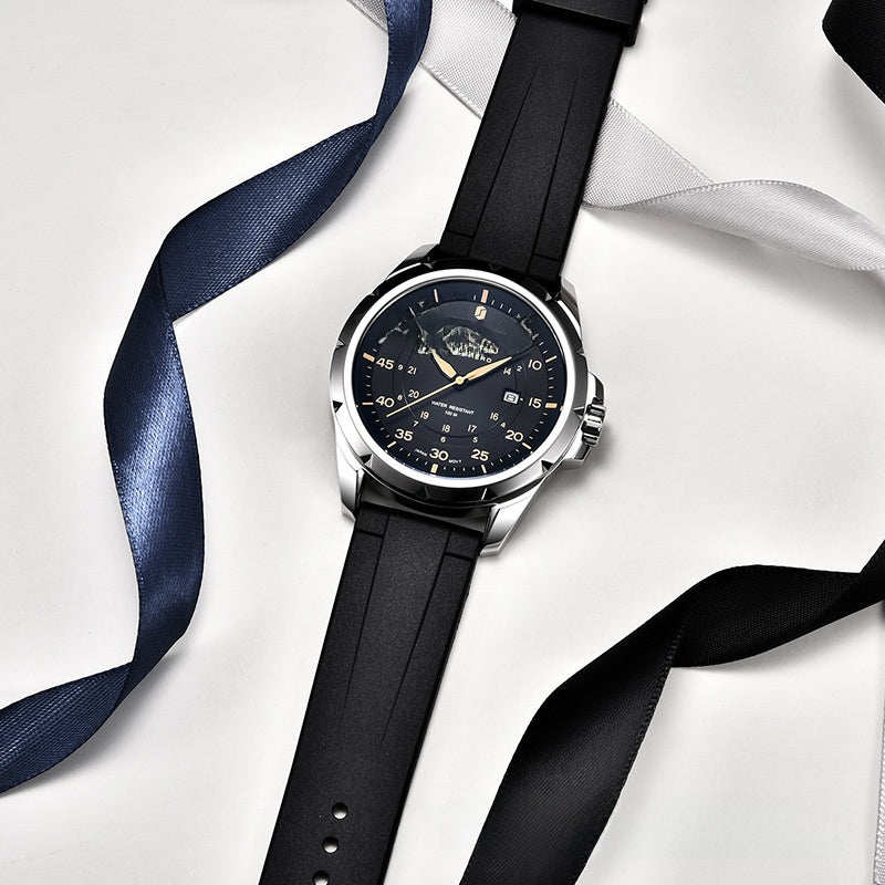 SAPPHERO Trendy Quartz Watch with Luminous Display