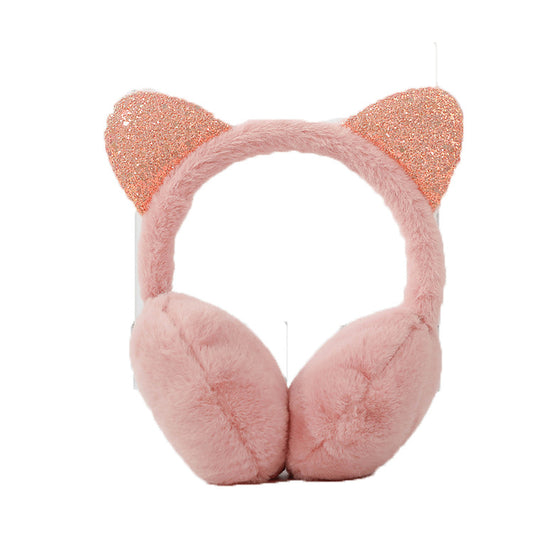 Creative Cat Ear Plush Earmuffs for Kids