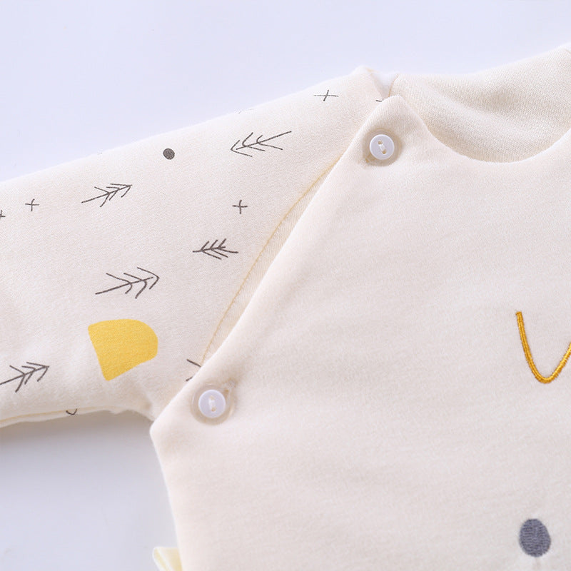 Pure Cotton Half Back Top for Newborn Baby - # BAAA61110001