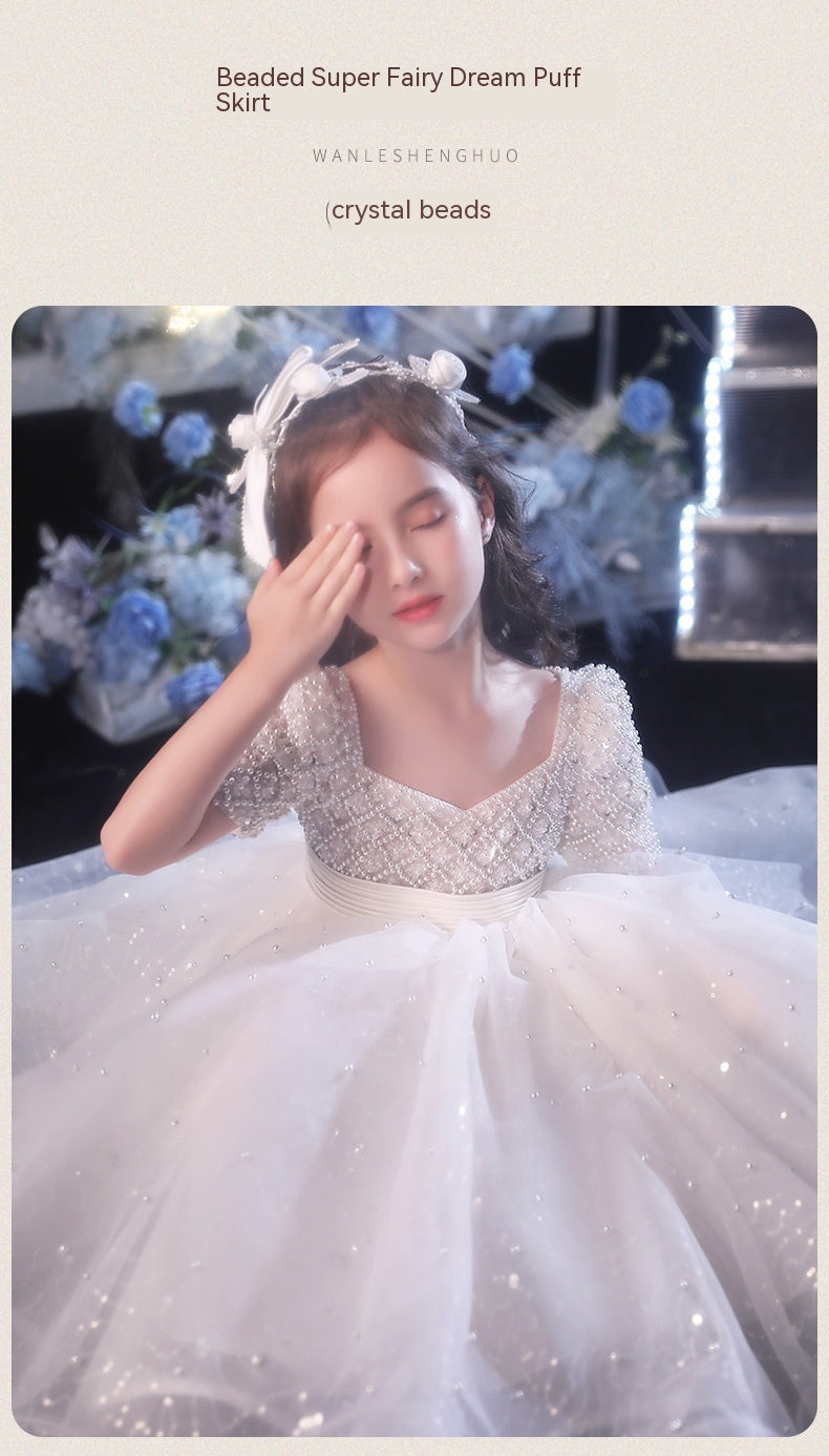 Flower Girl Wedding Dress for Kids Costume - # GIAA221410003