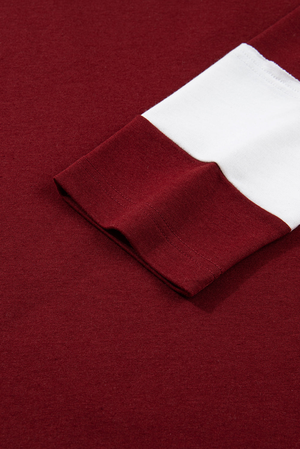 Floral Patch Long Sleeve Crewneck Top