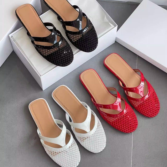 Breathable Hollow Flip-Flop Sandals