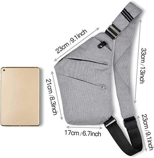 Fanny pack Crossbody bag, - Anti-theft Crossbody bag Unisex, Travel Sports Convenient Shoulder Crossbody bag