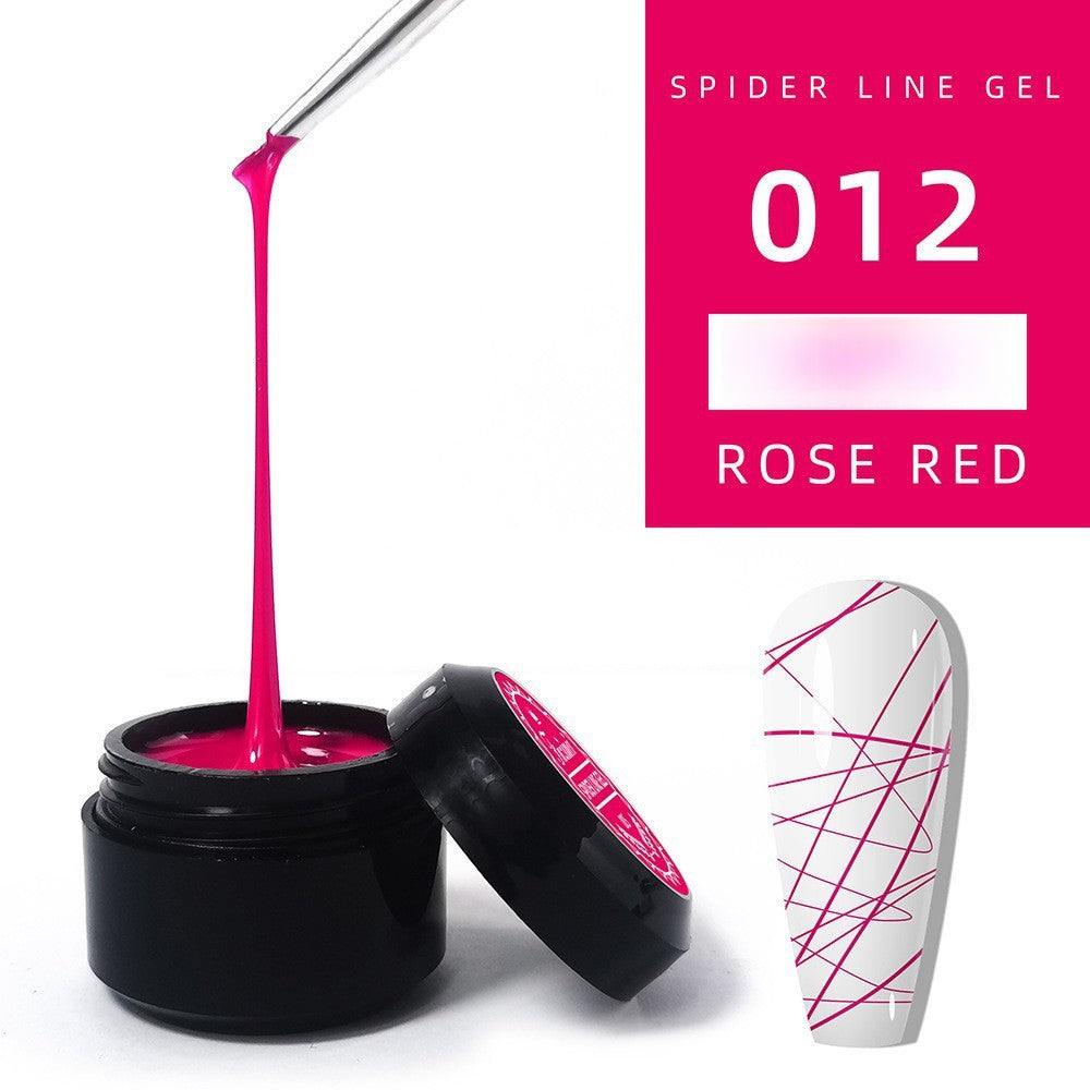 1060 Nail Art Elastic Brushed Glue Nail Polish Glue Phototherapy Nail Spider Glue Metal Painted Glue Wire Pulling Glue Silk Glue Press on Nails