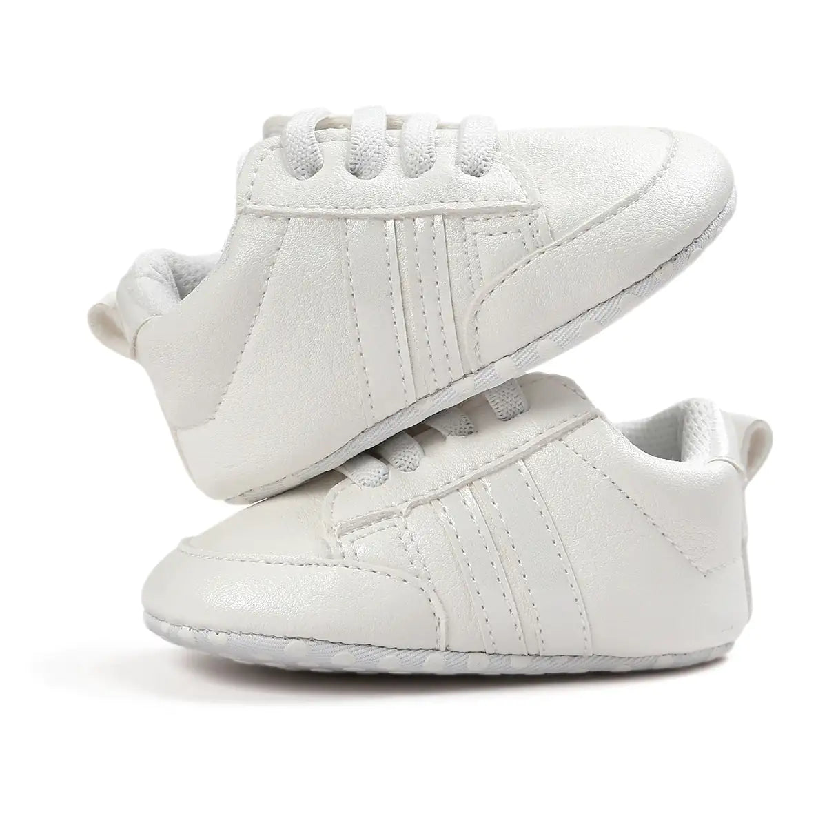 Baby Boy Girl Moccasins Shoes Infant PU Leather Non-slip Soft Newborn Sneakers - # GIAA71310003