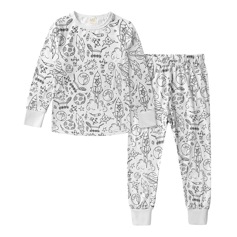 DIY Colorable Kids Pajama Set