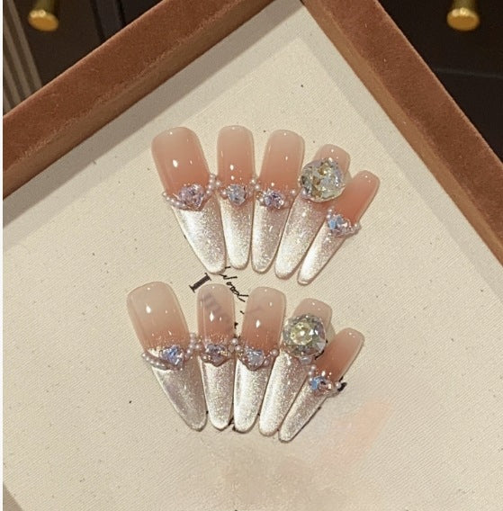 1034- Handmade press on nails fake nails removable