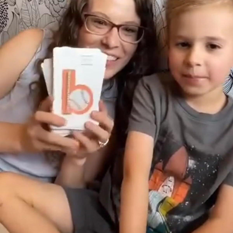 Lit Letters 26 Alphabet Educational Cards for Children