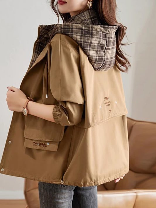 Mid-Length Fleece-Lined Casual Coat for Women