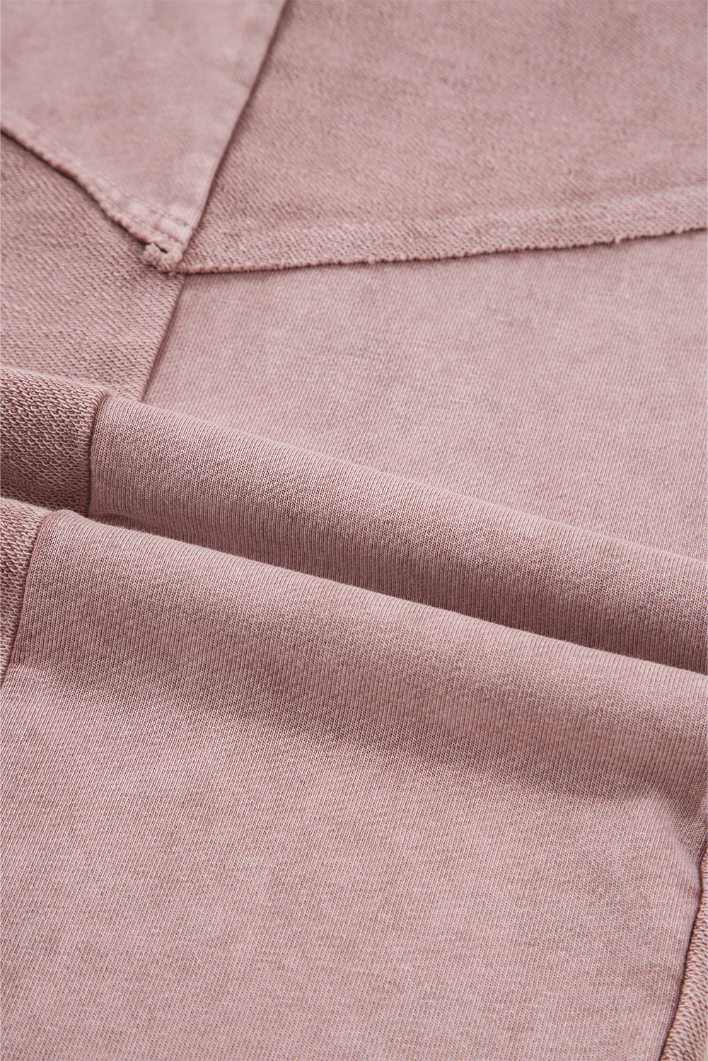 Mineral Wash Patchwork Tiered Wide Leg Pants