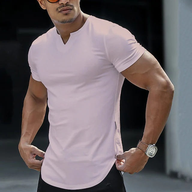 V-neck Men's Casual T-shirt