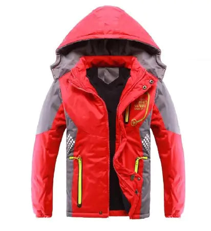 Kids Boys Girls Waterproof Rain Jacket - # BOAA12210001