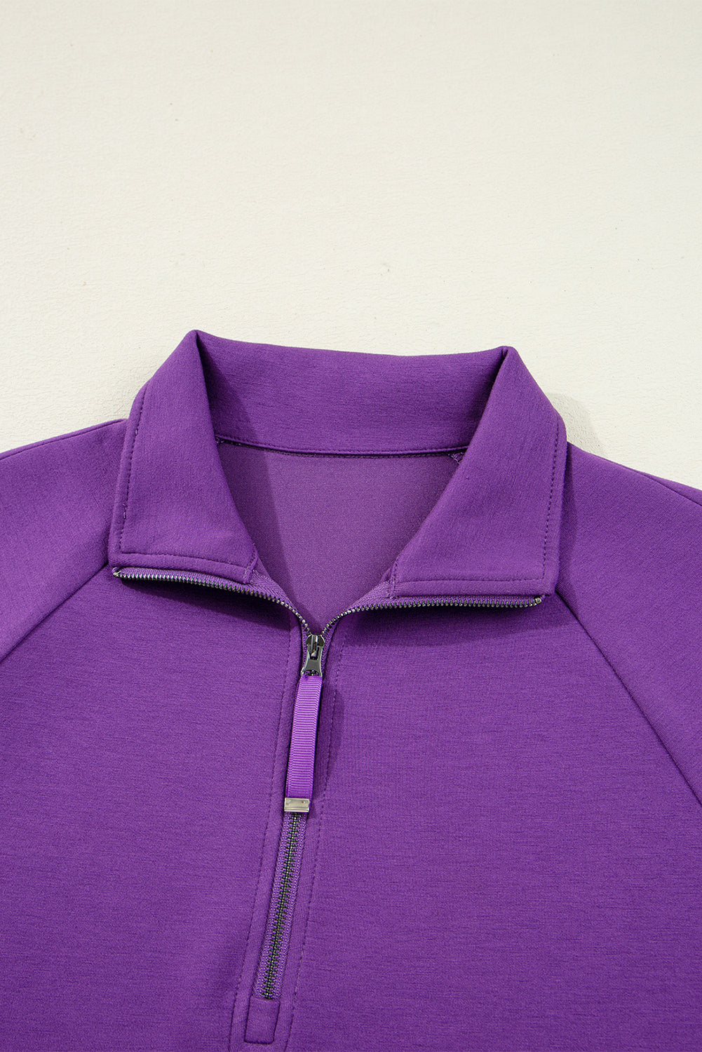 Solid Half Zip Pullover and Mini Skort Set