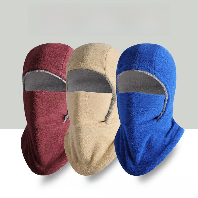 Thick-fabric pullover hat