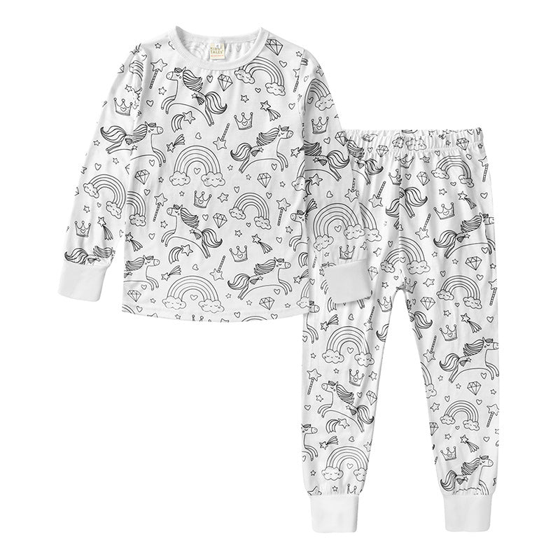 DIY Colorable Kids Pajama Set